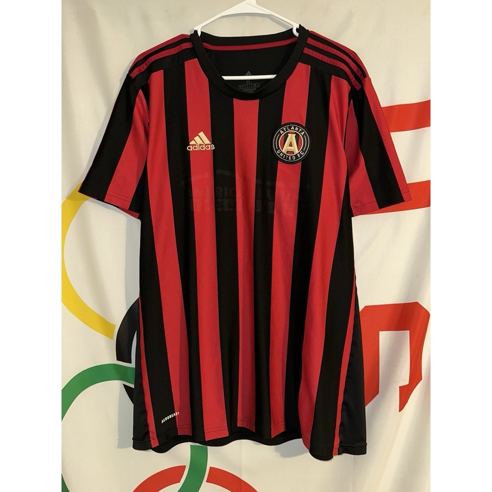 Adidas Atlanta United Jersey Mens XL Striped Soccer Kit
